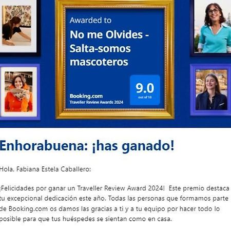 No Me Olvides -Salta-Somos Mascoteros Apartment Екстериор снимка